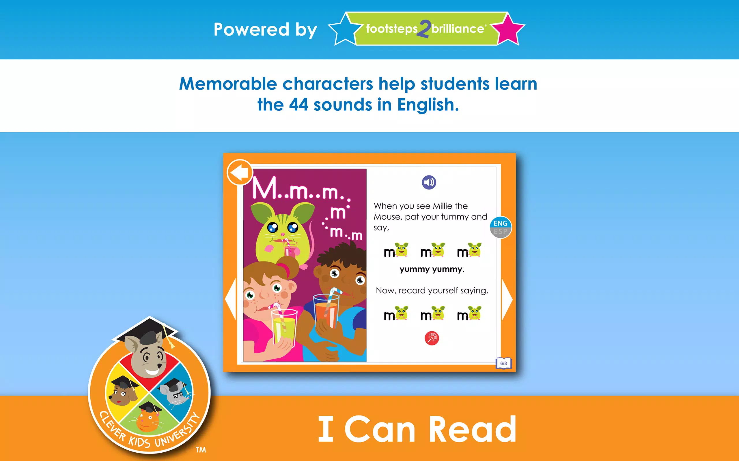 Clever Kids U: I Can Read 스크린샷 1