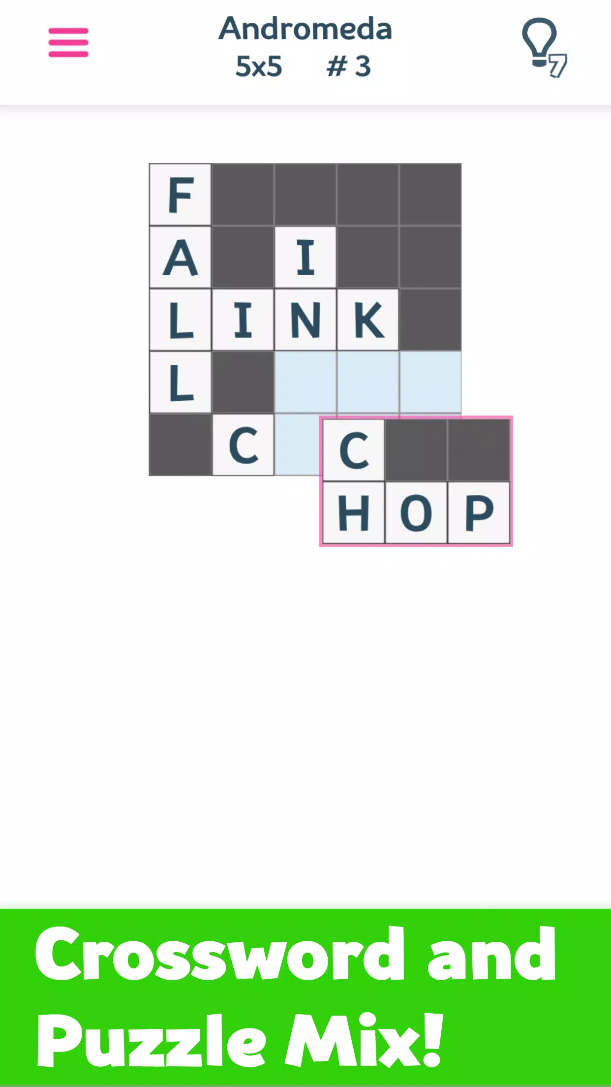 Crosswords(Fill-Ins+Chainword) Screenshot 0