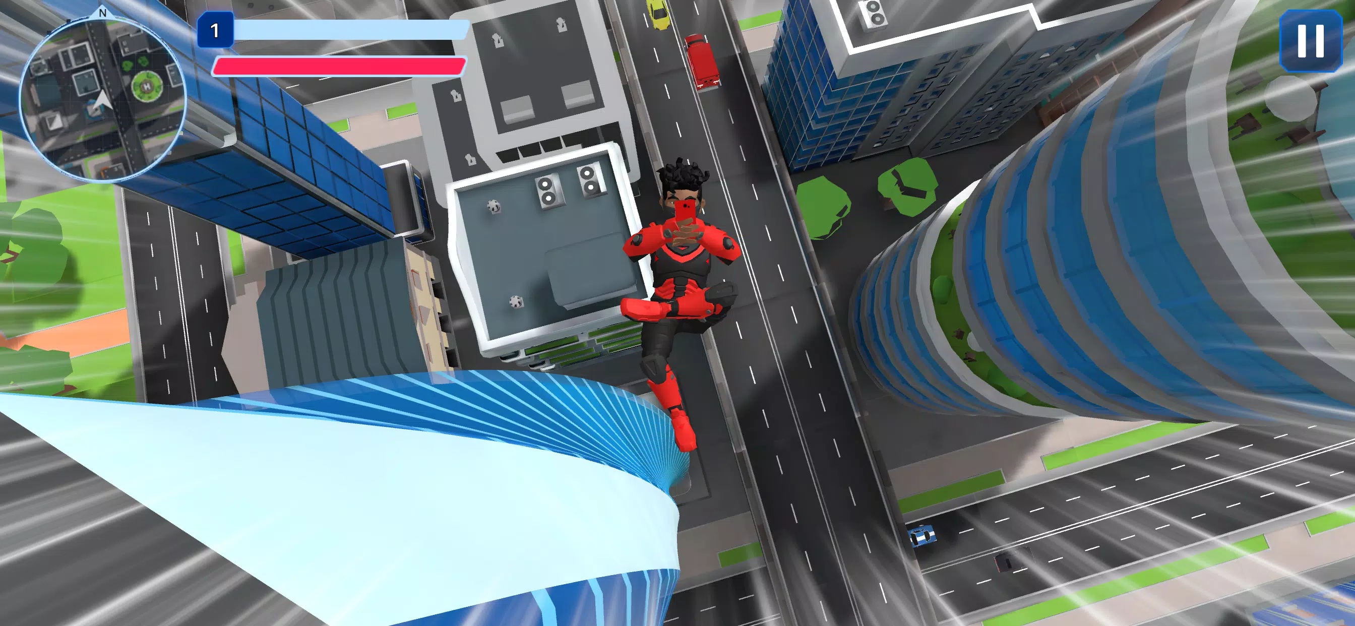 Super Hero Fight: Flying Game Screenshot 1