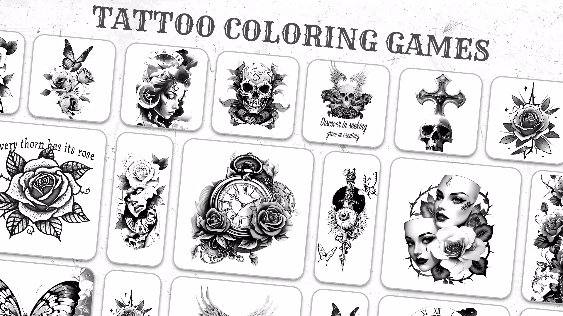 Tattoo Coloring games Ekran Görüntüsü 1