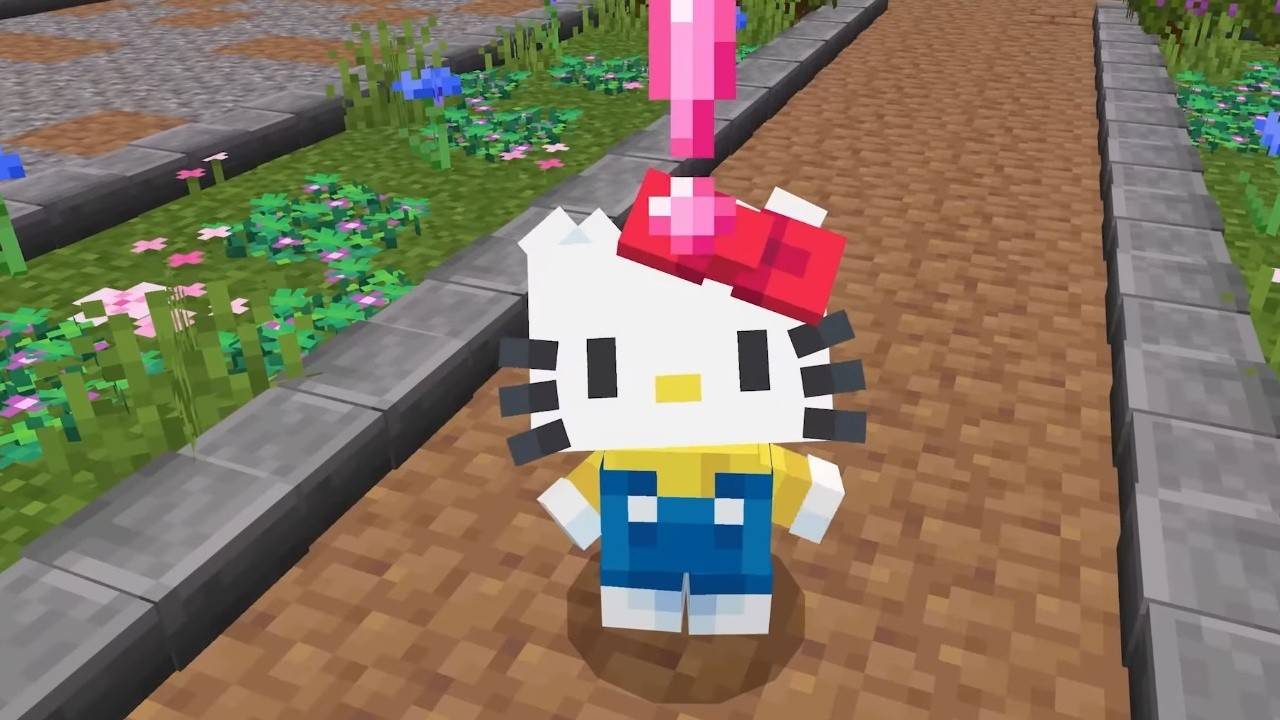 Minecraft открывает официальный Hello Kitty DLC