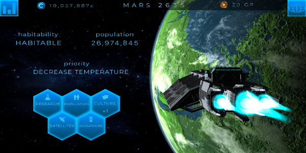 Schermata TerraGenesis - Space Settlers 2