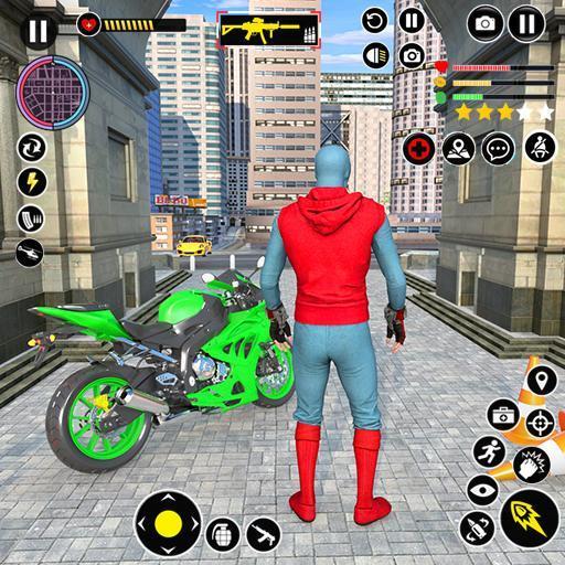 Superhero Bike Mega Ramp Games Ảnh chụp màn hình 0