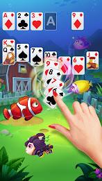 Solitaire Fish Klondike Card Captura de tela 2