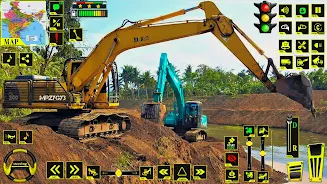 Road Construction Jcb games 3D Tangkapan skrin 2