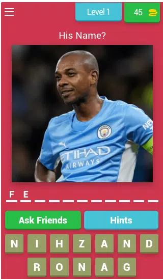 Manchester City Player's Quiz Screenshot 1