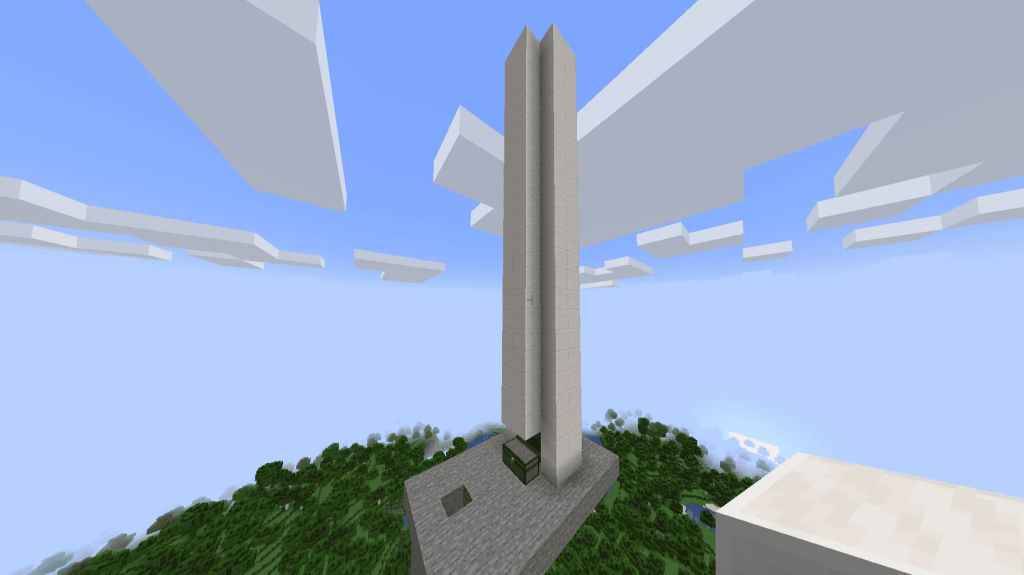 4x4 Tower para sa Mob Spawner sa Minecraft