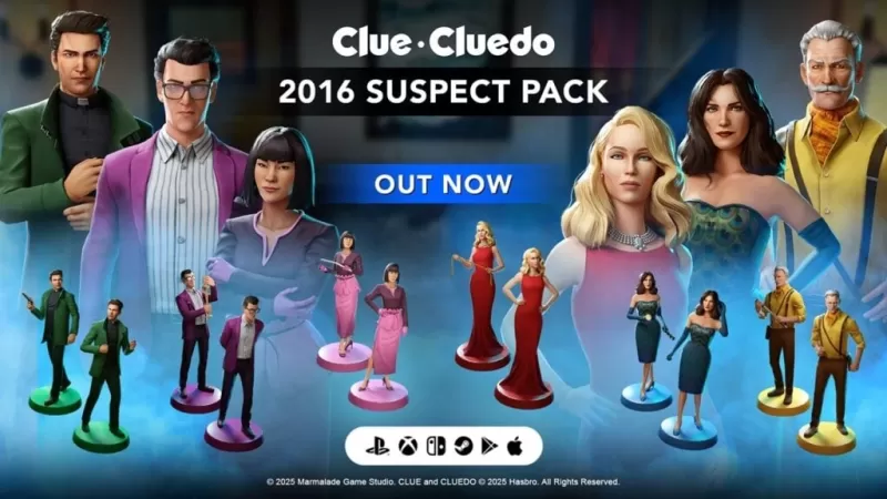 The 2016 Suspects Are Now Available in the Mobile Version of Clue aka Cluedo