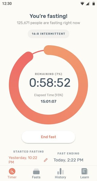 Zero - Fasting Tracker Screenshot 1