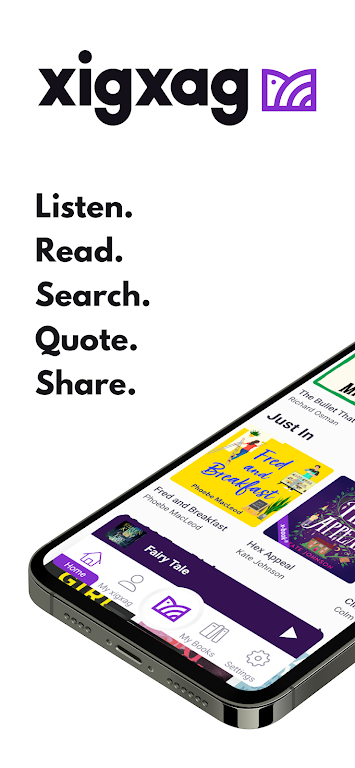 xigxag: Audiobooks, But Better應用截圖第2張