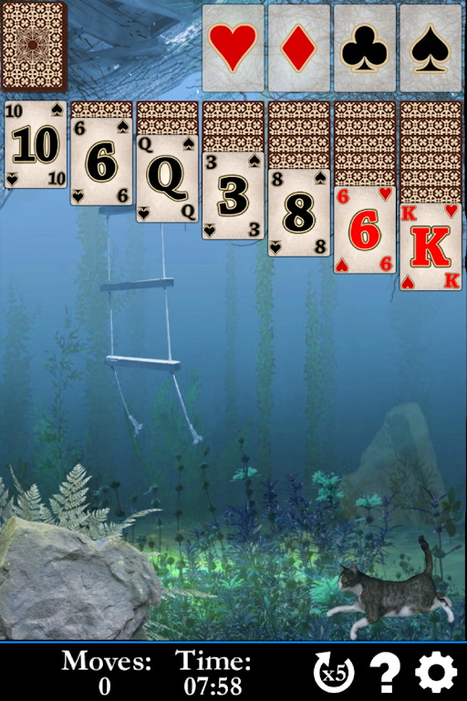 Pyramid Solitaire Water World स्क्रीनशॉट 2