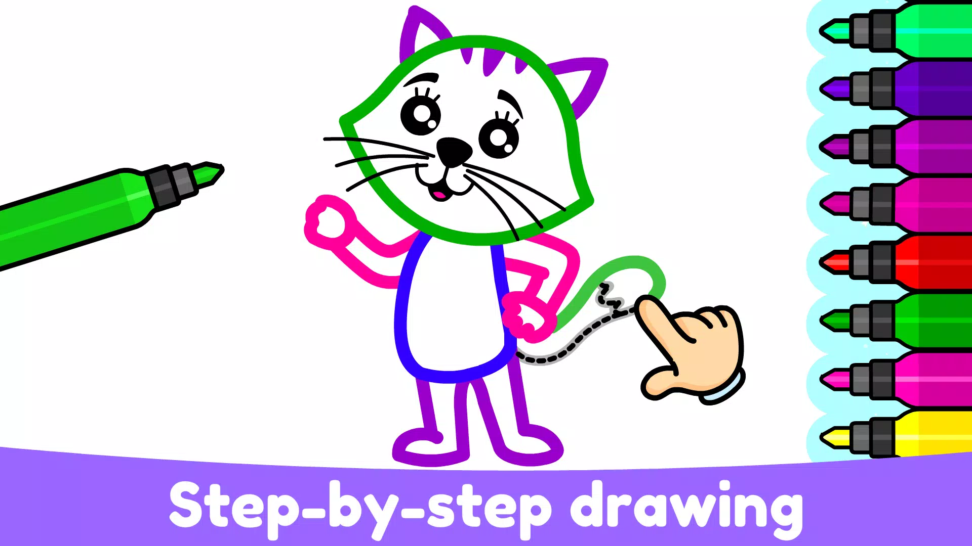 Kids Drawing & Coloring Games Скриншот 3