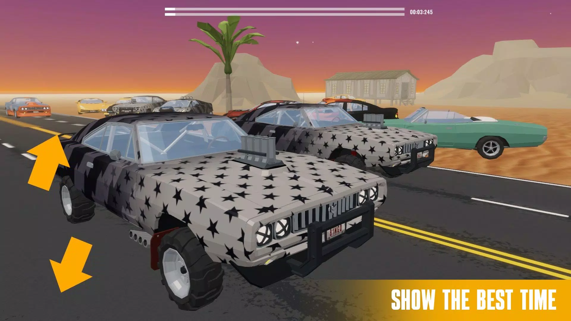 Drag Racing Polygon 3D + Cases Captura de tela 0