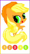 Schermata Pony Pixel Art Coloring Book 3