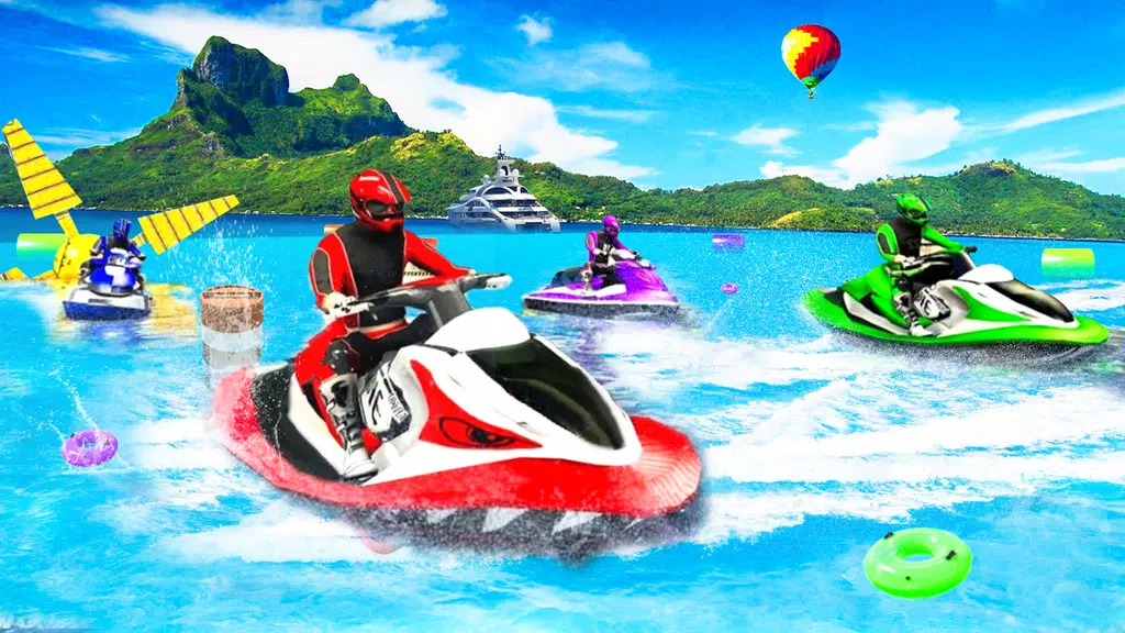 Jet Ski Racing Simulator Games Ekran Görüntüsü 2