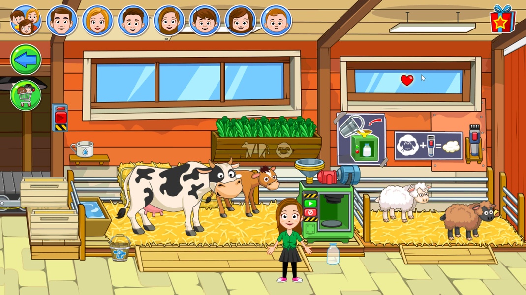 My Town Farm Animal game ဖန်သားပြင်ဓာတ်ပုံ 3