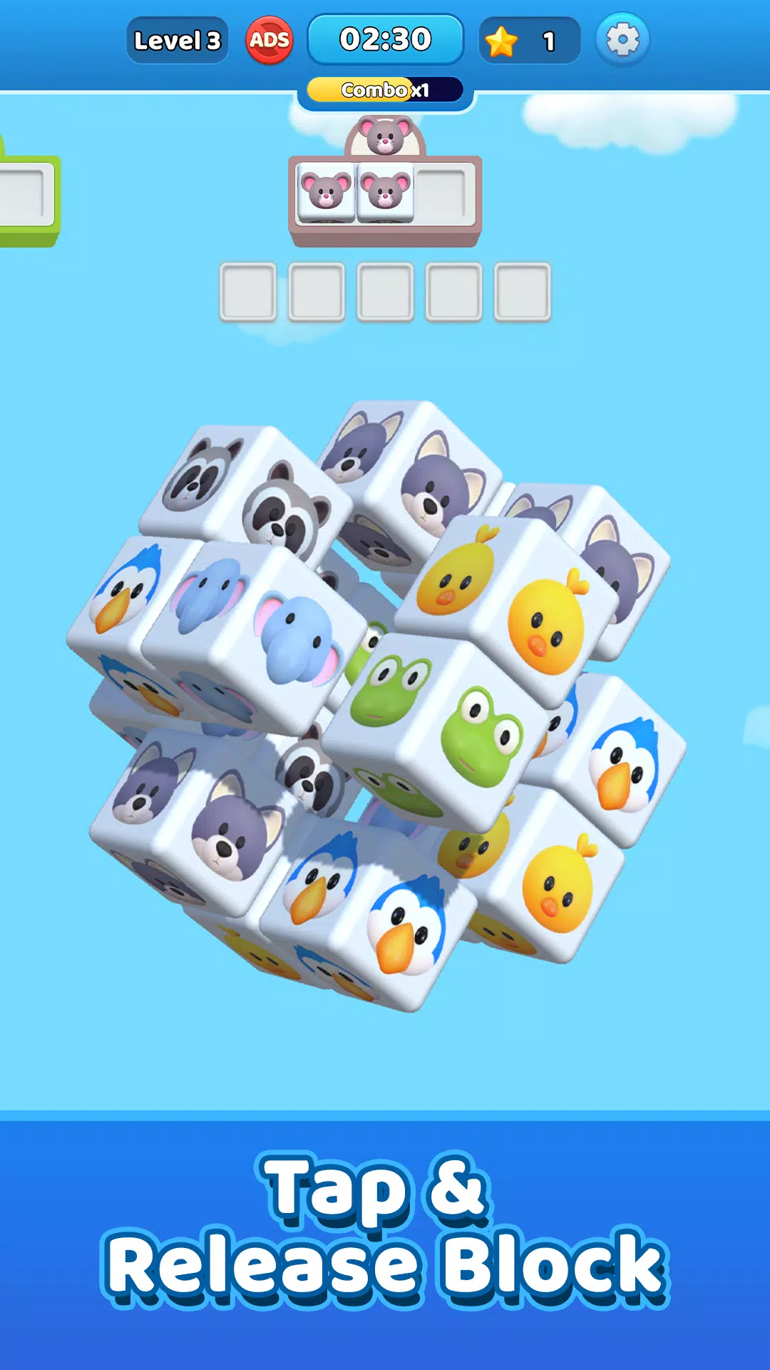 Tap Jam Master: Cube Sort 3D スクリーンショット 1