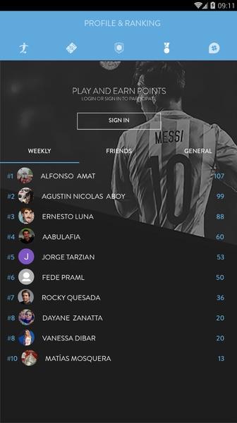 Messi App Oficial Capture d'écran 3