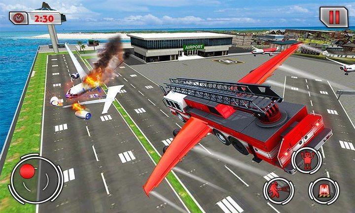 Fire Truck Games: Robot Games Tangkapan skrin 1