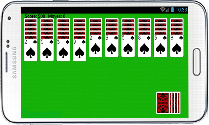 Spider Solitaire Free Game HD Capture d'écran 0