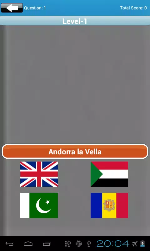 Capital City Quiz Captura de pantalla 1