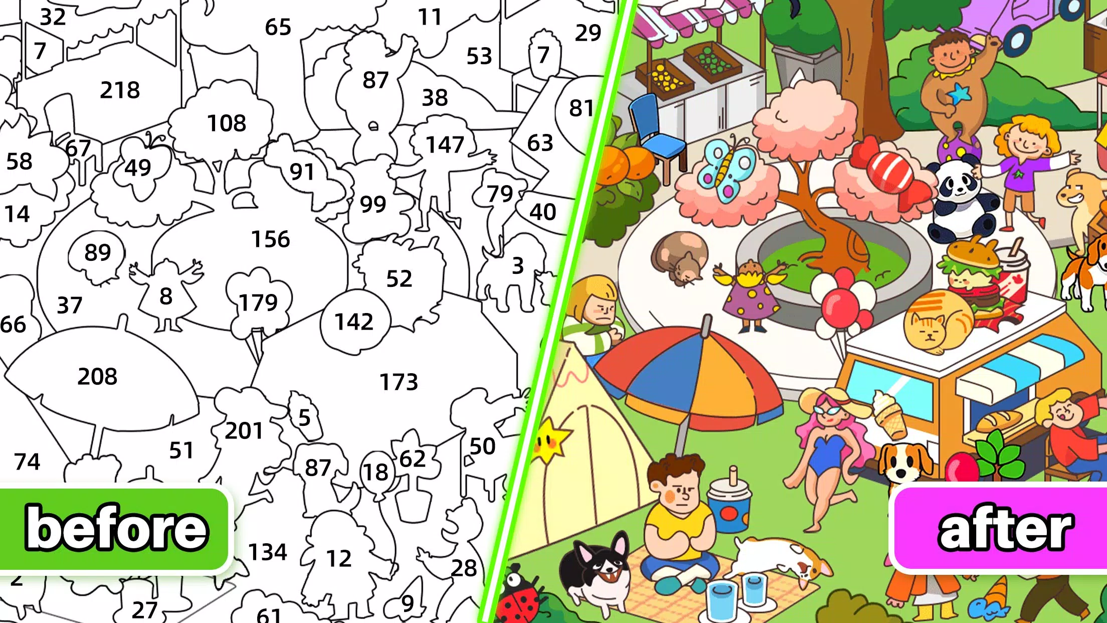 Sticker Book Puzzle: Stickers Screenshot 0