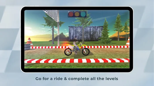 Racing on Bike Moto Stunt 스크린샷 0