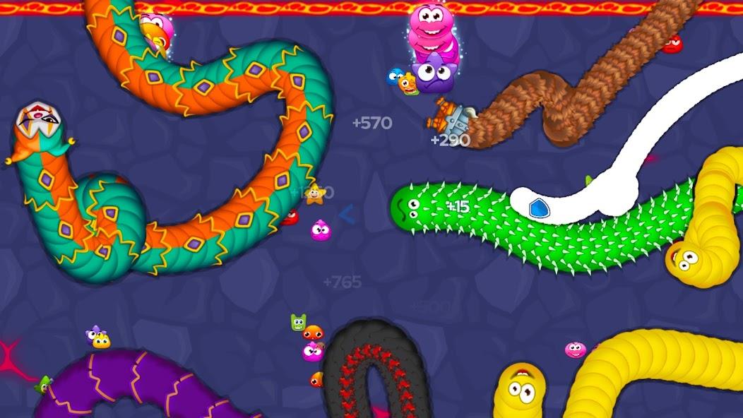 Worm Hunt - Snake game iO zone Mod应用截图第0张