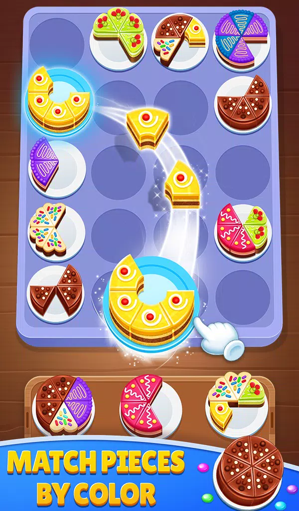 Cake Sort 3d - Match and Merge Скриншот 0