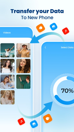 Smartphone All Data Transfer ภาพหน้าจอ 2