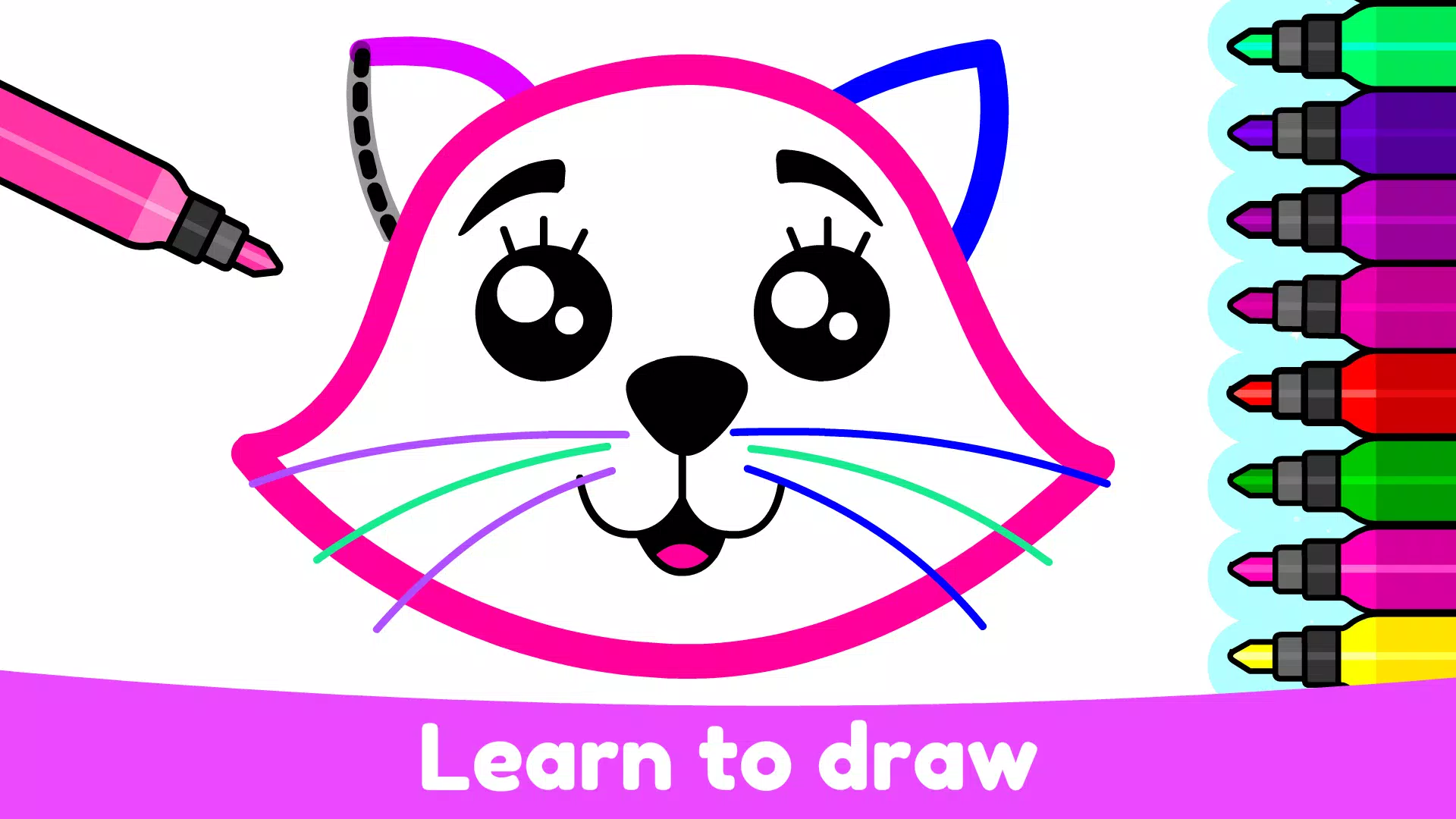 Kids Drawing & Coloring Games Скриншот 0