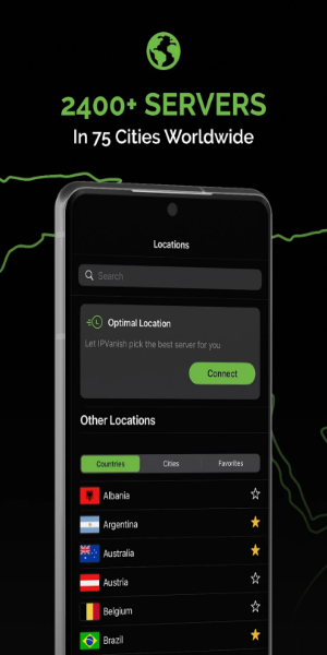 IPVanish: VPN Location Changer 스크린샷 1