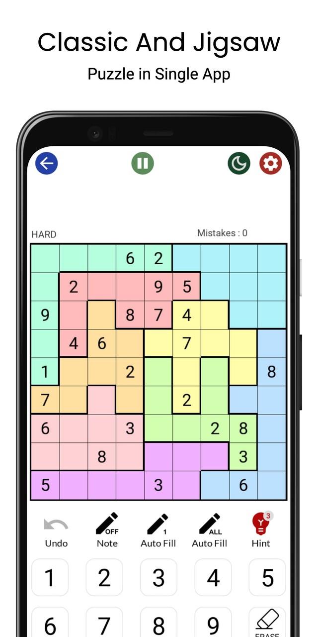 Sudoku - Classic & Jigsaw 스크린샷 2