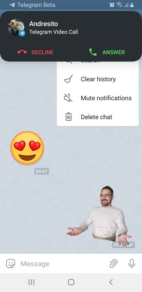 Telegram Beta ภาพหน้าจอ 0