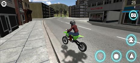 Wheelie King 6 : Moto Rider 3D Captura de tela 1