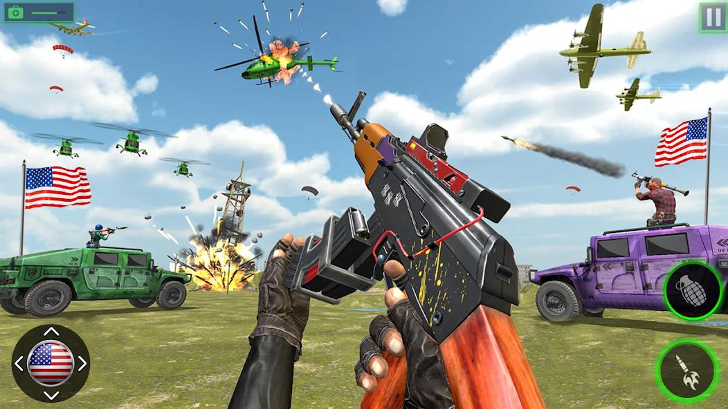 Gun Games Offline Fps Shooting Mod應用截圖第1張