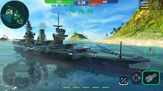 Warships Universe Naval Battle Ảnh chụp màn hình 1