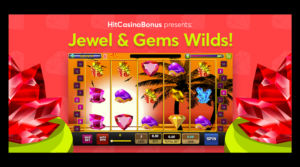 Jewel & Gems Wilds Slot! Screenshot 0