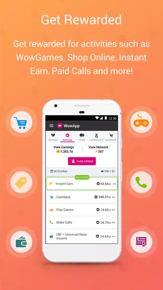 WowApp - Earn. Share. Do Good应用截图第1张