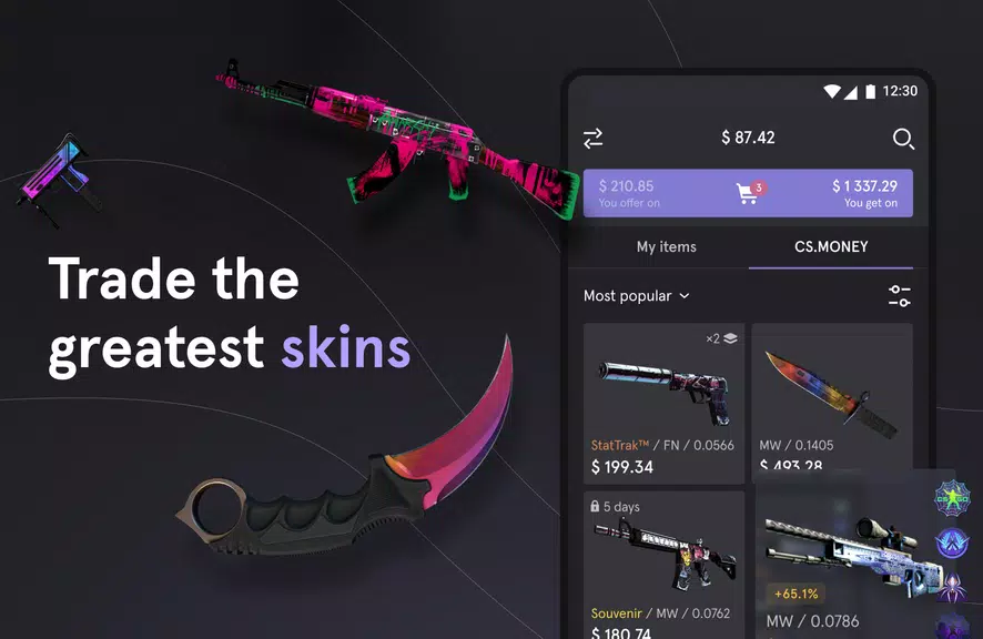 CS.MONEY ‒ Trade CS:GO skins স্ক্রিনশট 0