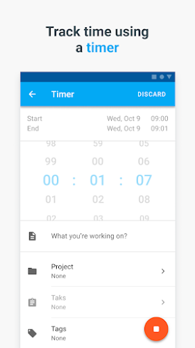 Clockify — Time Tracker Schermafbeelding 1