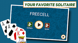 FreeCell Solitaire: Classic स्क्रीनशॉट 0