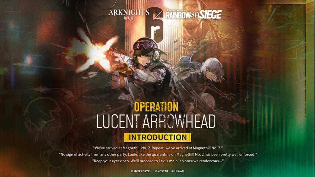 Operation Lucent Arrowhead, The Second Arknights x Rainbow Six Siege Geçişi, Bugün Çıkıyor