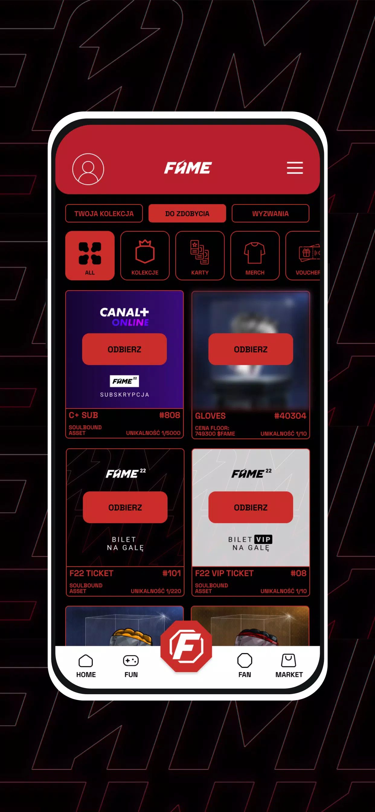 FAME MMA APP Captura de pantalla 1