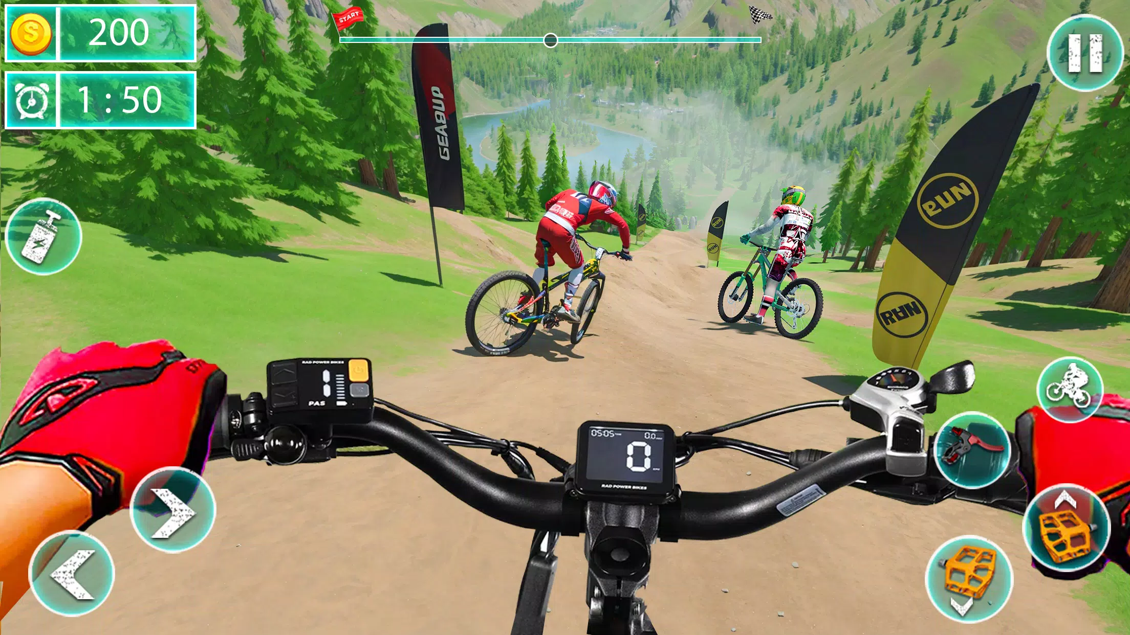 MTB Downhill: BMX Racer Скриншот 1