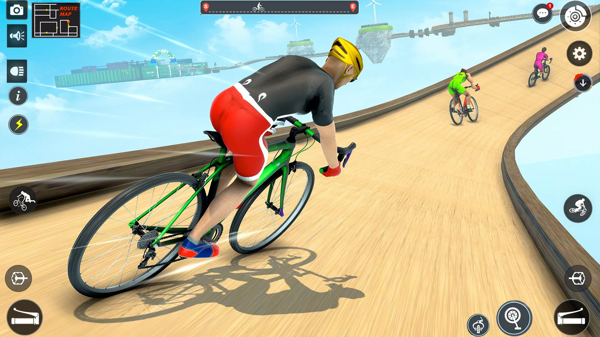 BMX Cycle Stunt Game 3D Ảnh chụp màn hình 1