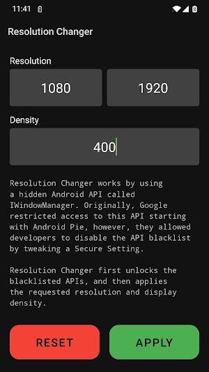 Resolution Changer Screenshot 1