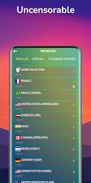 Shenzo VPN - Private & Safe Captura de tela 2