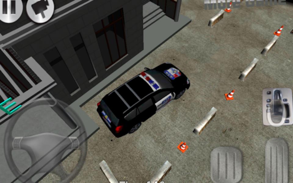 3D police car parking Скриншот 1