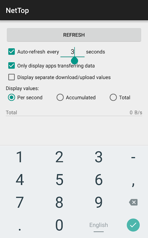 NetTop: RealTime Network Meter Скриншот 2